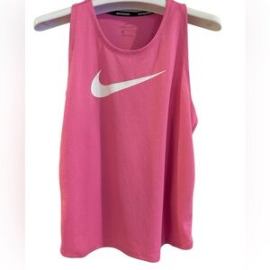 Women's Pink Nike Running Tank Top, Size S.
